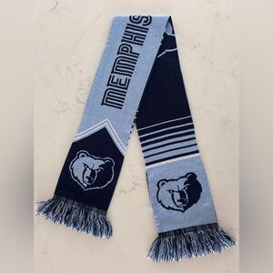 Memphis Grizzlies Basketball Scarf NBA light blue navy stripes